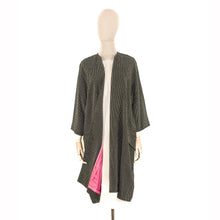 Load image into Gallery viewer, vintage kimono silk coat