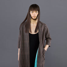 Load image into Gallery viewer, vintage kimono silk coat