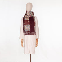 Load image into Gallery viewer, vintage kimono cashmere scarf
