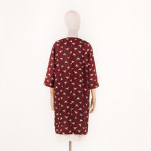 Load image into Gallery viewer, vintage kimono silk coat