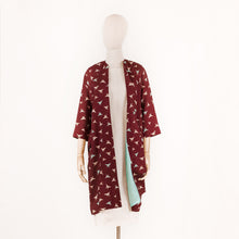画像をギャラリービューアに読み込む, vintage kimono silk coat
