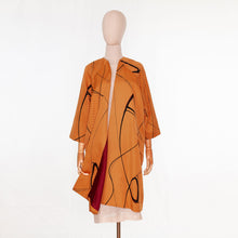Load image into Gallery viewer, vintage kimono silk coat
