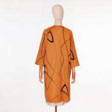 Load image into Gallery viewer, vintage kimono silk coat