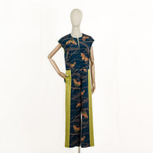 Load image into Gallery viewer, vintage kimono silk jumpsuit