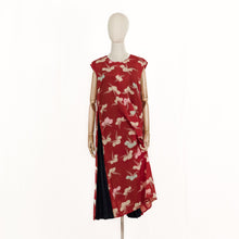 Load image into Gallery viewer, vintage kimono silk dress