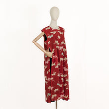 Load image into Gallery viewer, vintage kimono silk dress