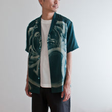 Load image into Gallery viewer, vintage kimono silk shirt