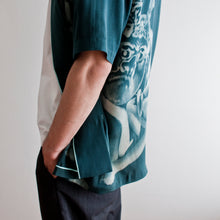 Load image into Gallery viewer, vintage kimono silk shirt