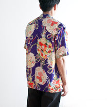Load image into Gallery viewer, vintage kimono silk shirt