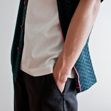 Load image into Gallery viewer, vintage kimono silk shirt