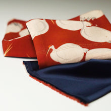 Load image into Gallery viewer, vintage kimono petit silk scarf