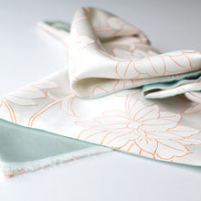 Load image into Gallery viewer, vintage kimono petit silk scarf