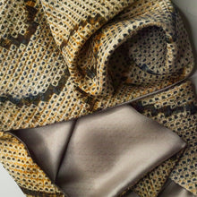 Load image into Gallery viewer, vintage kimono petit silk scarf