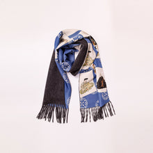 Load image into Gallery viewer, vintage kimono cashmere scarf