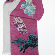 Load image into Gallery viewer, vintage kimono cashmere scarf