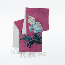Load image into Gallery viewer, vintage kimono cashmere scarf