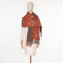 Load image into Gallery viewer, vintage kimono cashmere shawl