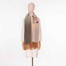 Load image into Gallery viewer, vintage kimono cashmere shawl