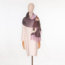 Load image into Gallery viewer, vintage kimono cashmere shawl