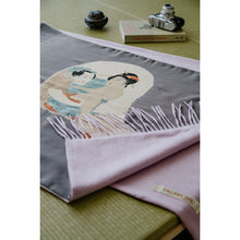 Load image into Gallery viewer, vintage kimono cashmere shawl