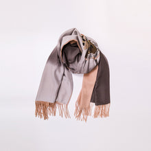 Load image into Gallery viewer, vintage kimono cashmere shawl