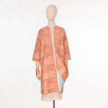 Load image into Gallery viewer, vintage kimono silk coat