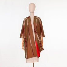 Load image into Gallery viewer, vintage kimono silk coat