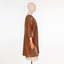 Load image into Gallery viewer, vintage kimono silk coat