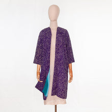 Load image into Gallery viewer, vintage kimono silk coat