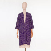 Load image into Gallery viewer, vintage kimono silk coat