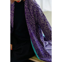 Load image into Gallery viewer, vintage kimono silk coat