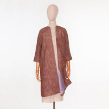 Load image into Gallery viewer, vintage kimono silk coat