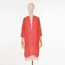 Load image into Gallery viewer, vintage kimono silk coat