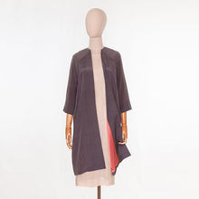Load image into Gallery viewer, vintage kimono silk coat
