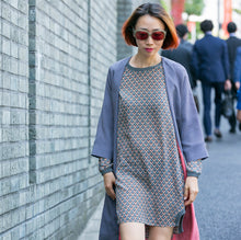 Load image into Gallery viewer, vintage kimono silk coat