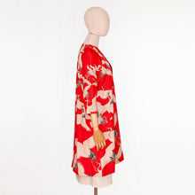 Load image into Gallery viewer, vintage kimono silk coat
