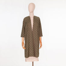 Load image into Gallery viewer, vintage kimono silk coat