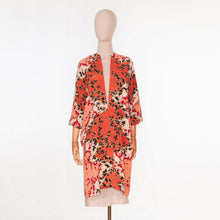 Load image into Gallery viewer, vintage kimono silk coat