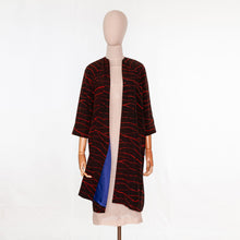 Load image into Gallery viewer, vintage kimono silk coat