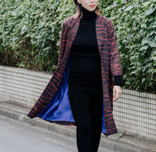 Load image into Gallery viewer, vintage kimono silk coat