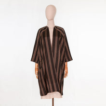 Load image into Gallery viewer, vintage kimono silk coat
