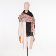 Load image into Gallery viewer, vintage kimono cashmere shawl