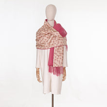 Load image into Gallery viewer, vintage kimono cashmere shawl