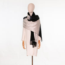 Load image into Gallery viewer, vintage kimono cashmere shawl