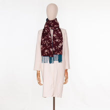 Load image into Gallery viewer, vintage kimono cashmere scarf