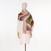 Load image into Gallery viewer, vintage kimono cashmere shawl