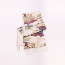 Load image into Gallery viewer, vintage kimono cashmere scarf