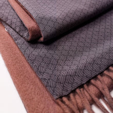 Load image into Gallery viewer, vintage kimono cashmere scarf