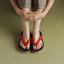 画像をギャラリービューアに読み込む, vintage kimono zori (size S)