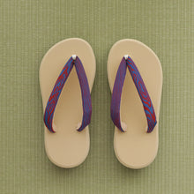 画像をギャラリービューアに読み込む, vintage kimono zori (size M)